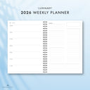 2026 LUMINARY Weekly Planner