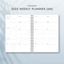 2025 CIRCADIA Weekly 6M Planner