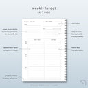 2025 ACADEMIA Student Weekly Planner Diary Journal by PAPERICOT