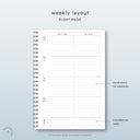 2025 ACADEMIA Student Weekly Planner Diary Journal by PAPERICOT