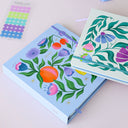 Floral spiral hardcover dated planners