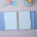 Floral spiral hardcover dated planners