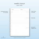 2026 LUMINARY Weekdays Planner
