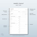 2025 WELLNESS Weekly Planner