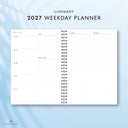 2027 LUMINARY Weekdays Planner
