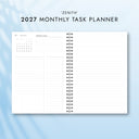 2027 ZENITH Monthly Planner