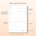 SERENITY Undated Daily Planner