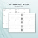 CIRCADIA Undated Weekly 6M Planner