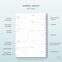 CIRCADIA Undated Weekly 6M Planner