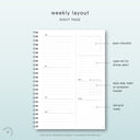 CIRCADIA Undated Weekly 6M Planner