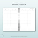 CIRCADIA Undated Weekly 6M Planner