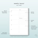 LUMINARY Undated Weekdays Planner