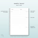 LUMINARY Undated Weekdays Planner