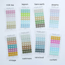 Dots & Rings Sticker Sheet (Semi-transparent)