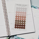 Dots & Rings Sticker Sheet (Semi-transparent)